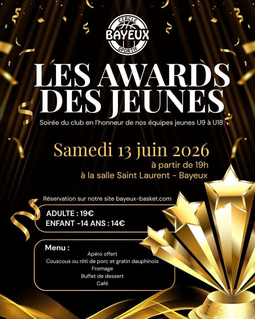 LES AWARDS DES JEUNES - SAMEDI 13 JUIN 2026