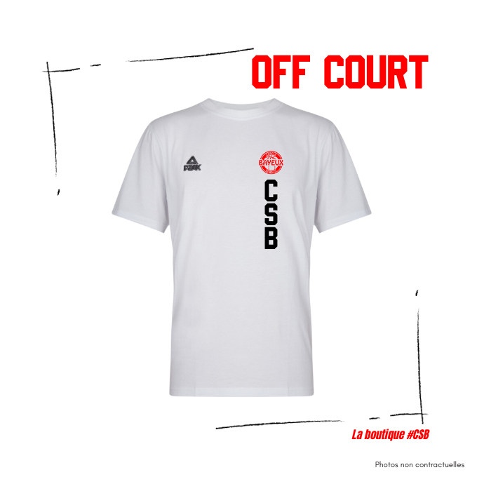 TSHIRT BAYEUX BASKETBALL BALLON - coton ou polyester